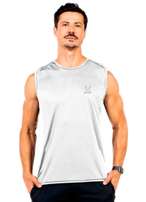 Decoy - Regata Machão Fitness Masculina Branco - DECOY