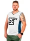 Decoy - Regata Machão Fitness Masculina Cinza - variação: Branco