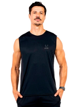 Decoy - Regata Machão Fitness Masculina Preto - DECOY