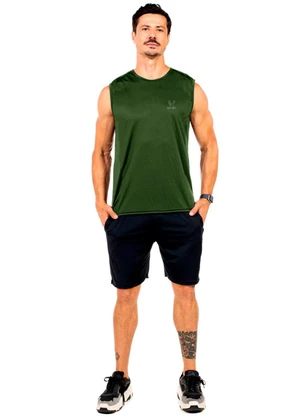 Decoy - Regata Machão Fitness Masculina Verde - DECOY