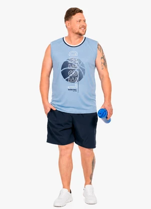 Decoy - Regata Machão Plus Size Basketball Azul - DECOY