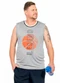 Decoy - Regata Machão Plus Size Basketball Verde - variação: Cinza