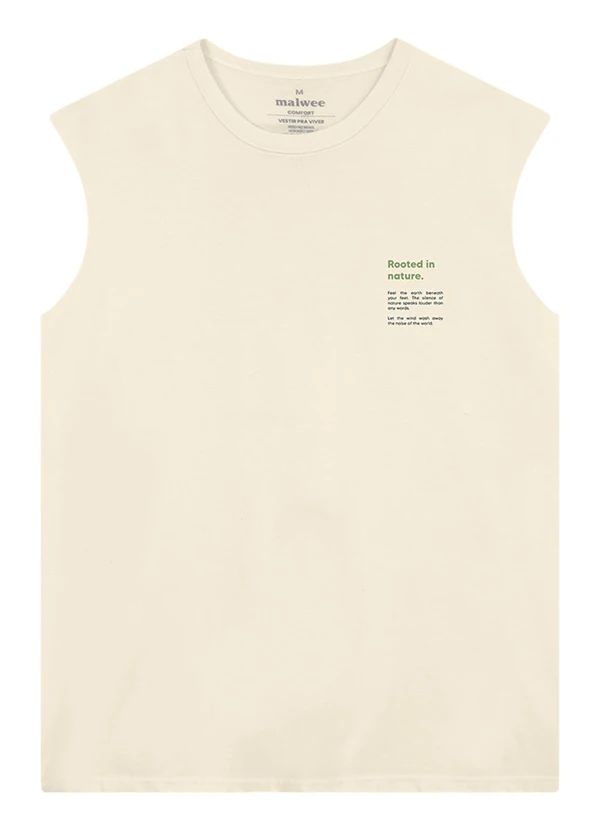 Malwee - Regata Machão Rooted In Nature Off White