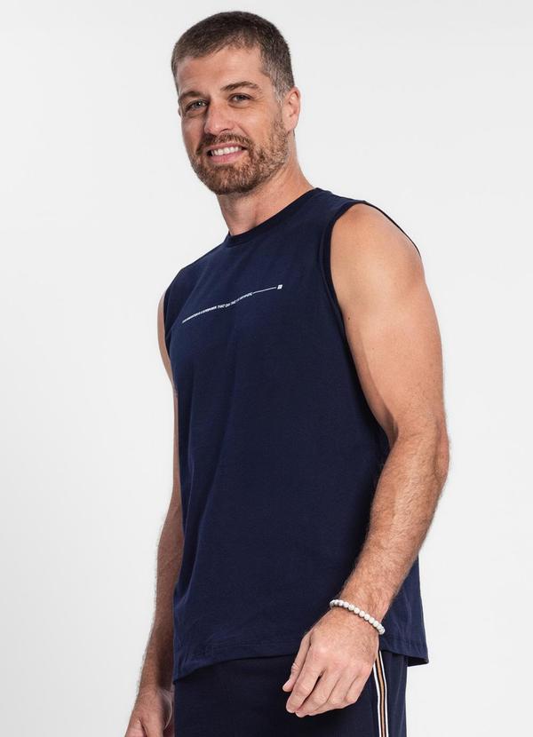 Diametro - Regata Masculina Azul