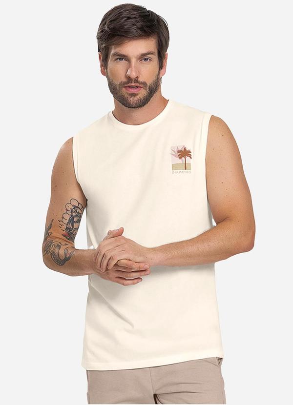 Diametro - Regata Masculina Bege