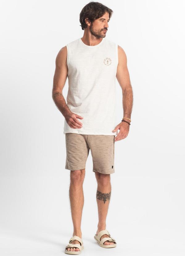 Diametro - Regata Masculina Bege 3