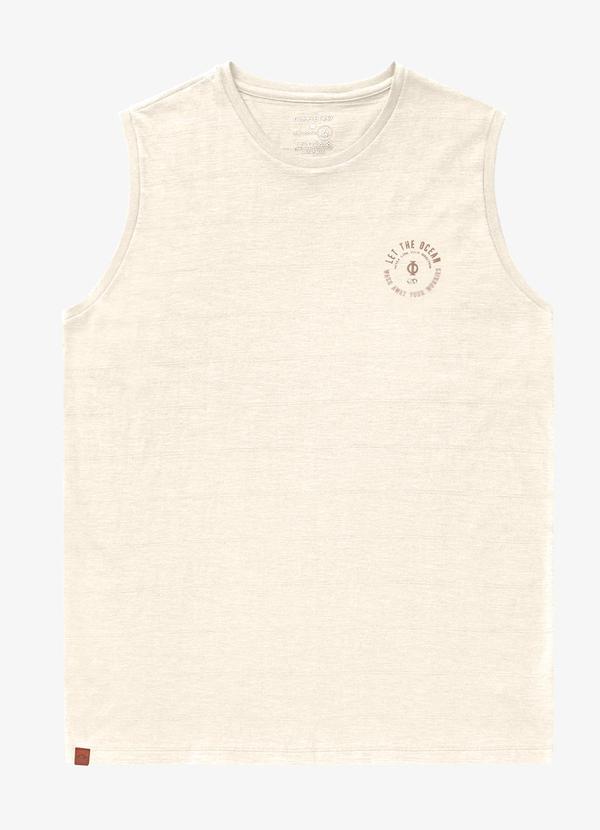 Diametro - Regata Masculina Bege 4