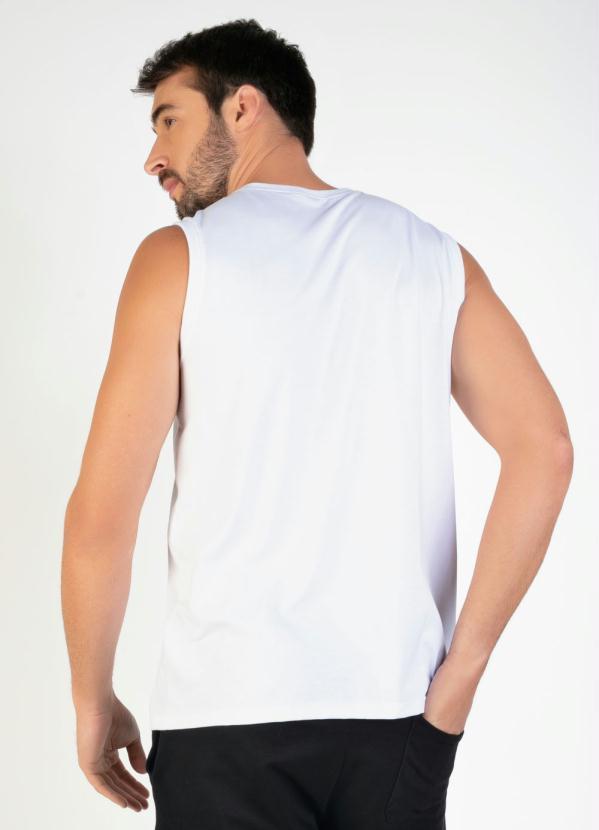 Basicamente - Regata Masculina Branca 2