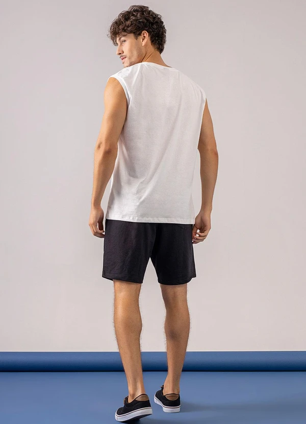 Just Basic - Regata Masculina Branco 4