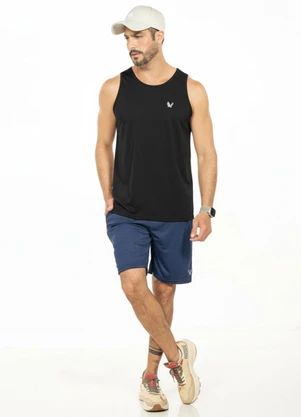 Decoy - Regata Masculina com Estampa Preto - DECOY