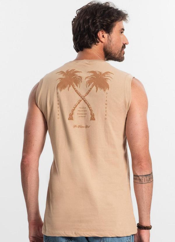 Diametro - Regata Masculina Marrom 2