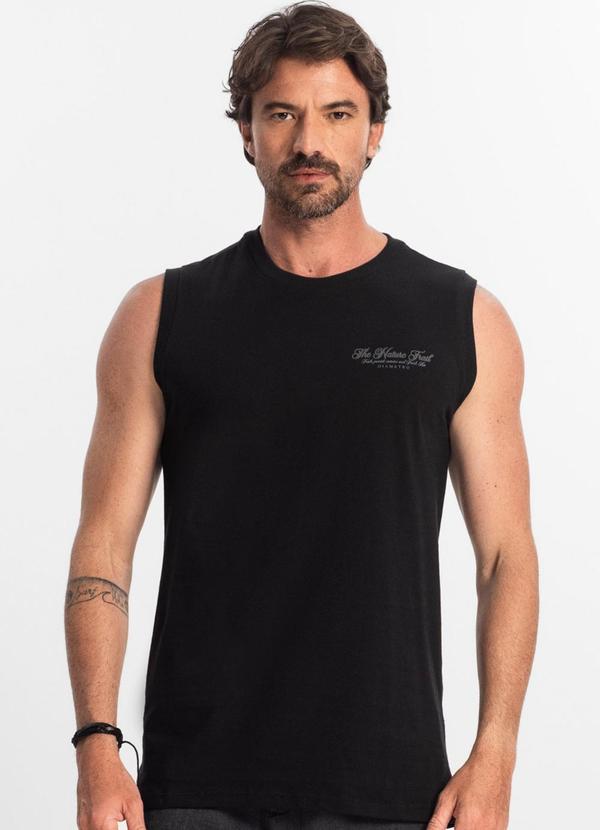 Diametro - Regata Masculina Preto