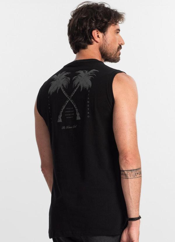 Diametro - Regata Masculina Preto 2