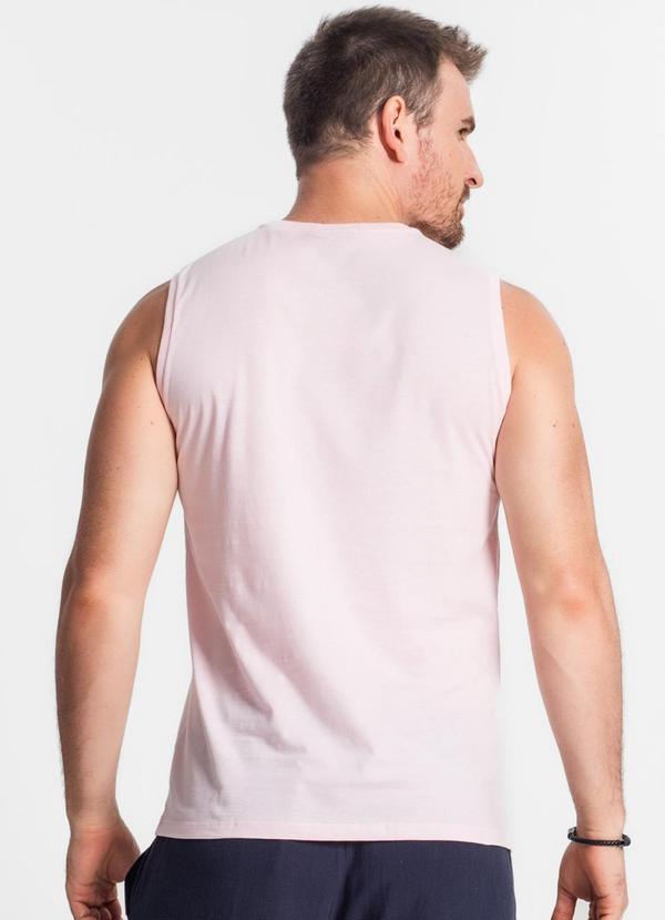 Diametro - Regata Masculina Estampada Rosa 2