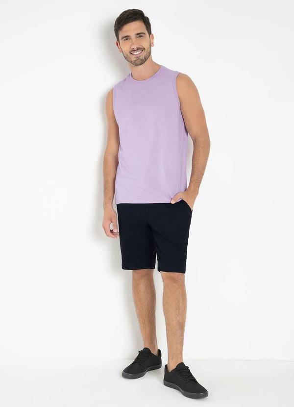 Basicamente - Regata Masculina Lilás 3