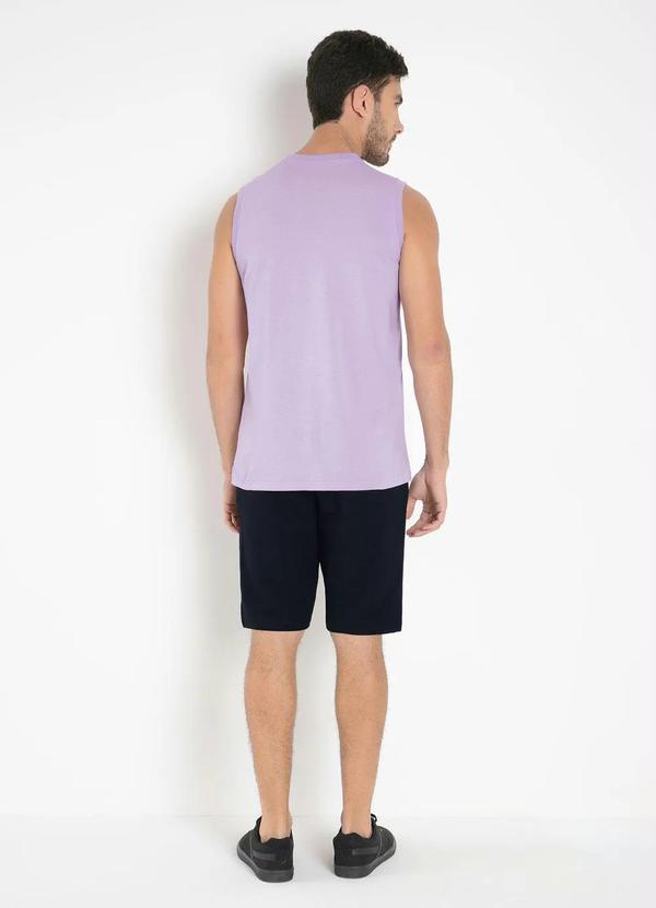 Basicamente - Regata Masculina Lilás 4