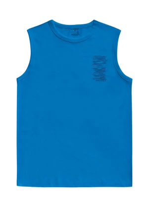 Diametro - Regata Masculina Meia Malha Azul - DIAMETRO