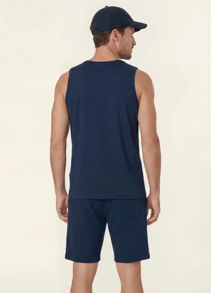 Diametro - Regata Masculina Meia Malha Azul - DIAMETRO