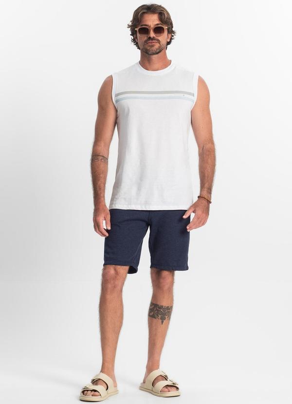 Diametro - Regata Masculina Meia Malha Branco 3