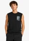 Minty - Regata Masculina Meia Malha com Estampa Preto - variação: Preto