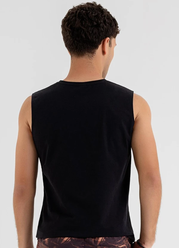 The Philippines - Regata Masculina Meia Malha Preto 2