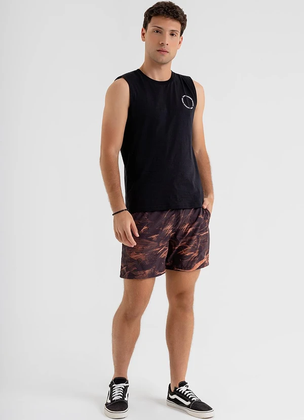 The Philippines - Regata Masculina Meia Malha Preto 3