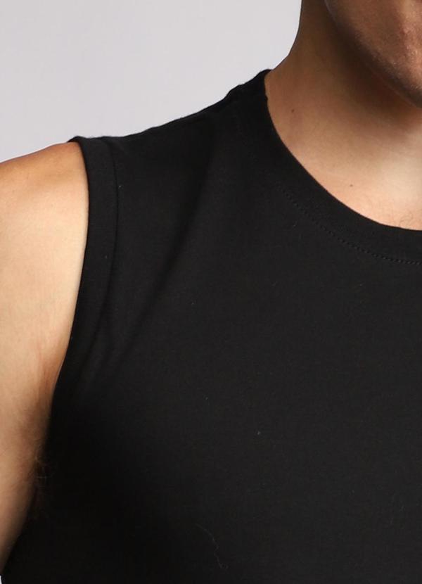 Basicamente - Regata Masculina Preto 2