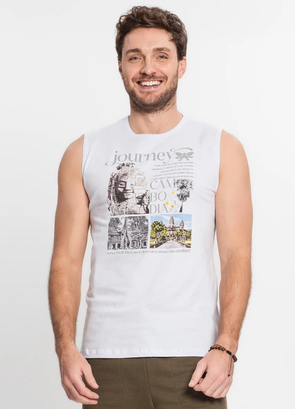 Rovitex - Regata Masculina Branco