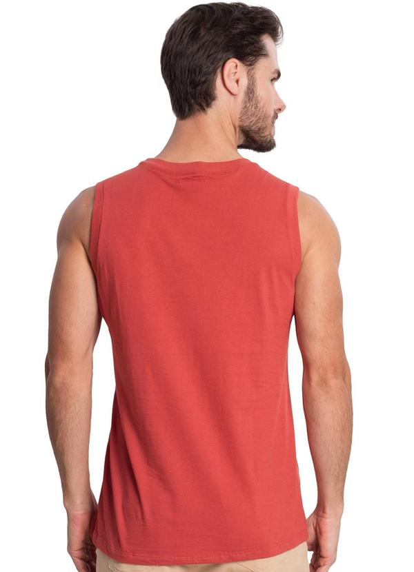 Diametro - Regata Meia Malha Masculina Marrom 2