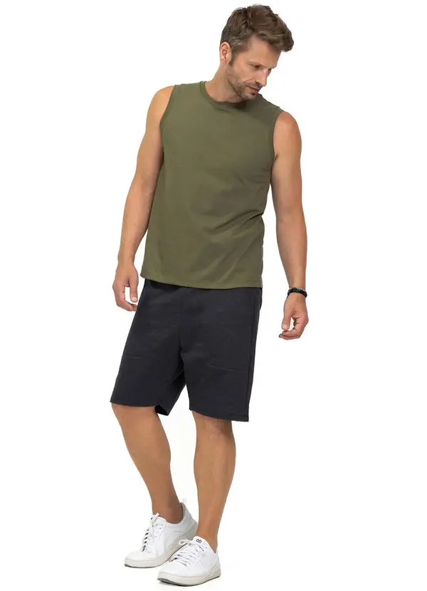 Diametro - Regata Meia Malha Masculina Verde 3