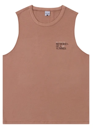 Malwee - Regata Memories Of a Summer em Malha Marrom - MALWEE