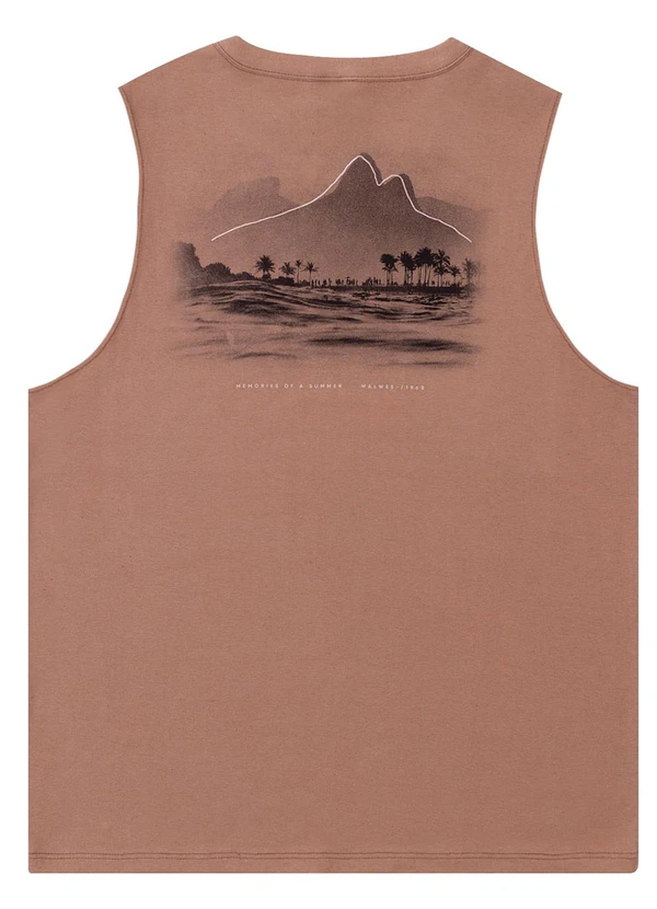 Malwee - Regata Memories Of a Summer em Malha Marrom 2