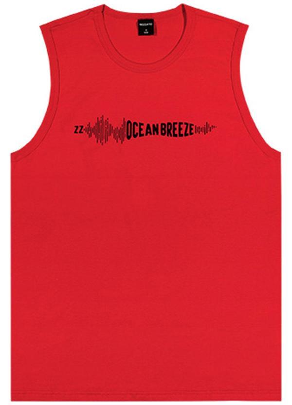 Rezzato - Regata Ocean Breeze Adulto Masculino Vermelho