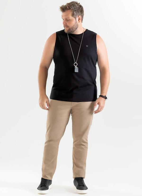 Exco - Regata Plus em Algodão Preto 3