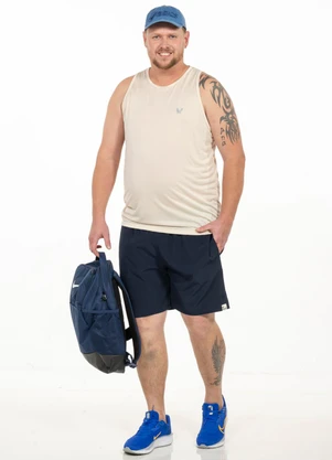 Decoy - Regata Plus Size com Estampa Cinza - DECOY