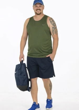 Decoy - Regata Plus Size com Estampa Verde - DECOY