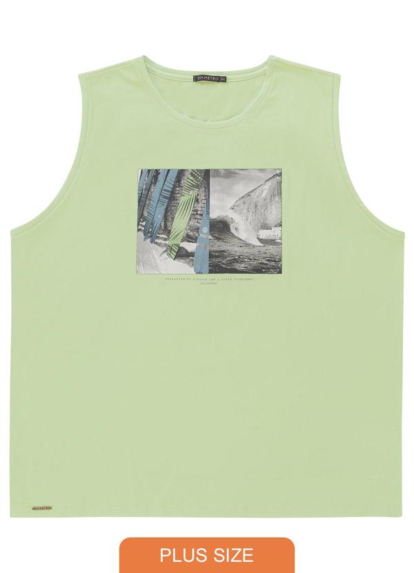 Diametro - Regata Plus Size Masculina Verde