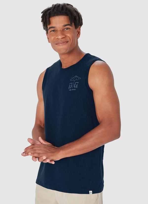 Malwee - Regata Praiana em Flame Azul Marinho