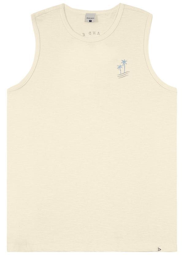 Malwee - Regata Praiana em Flame Off White