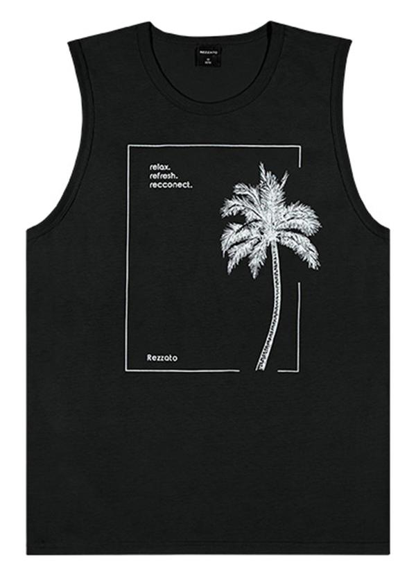 Rezzato - Regata Refresh Summer Adulto Masculino Preto