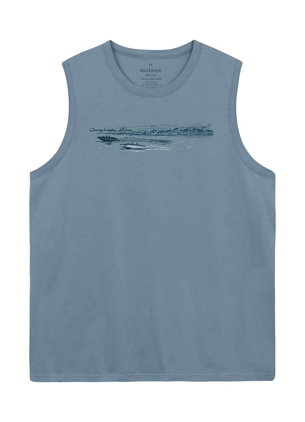 Malwee - Regata Regular Chasing Horizons Azul Pastel
