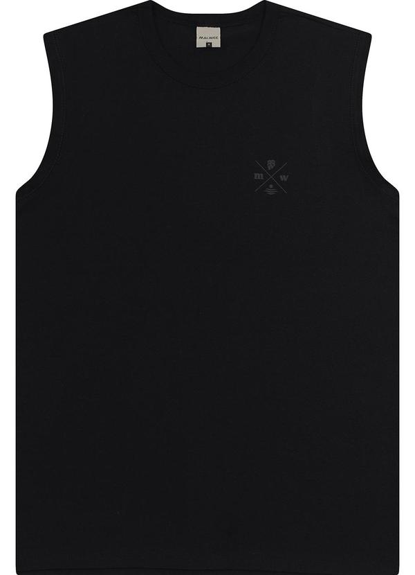 Malwee - Regata Regular Minimalista Preto 2