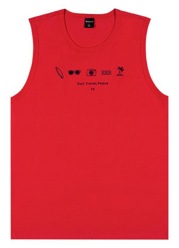 Rezzato - Regata Summer & Travel Adulto Masculino Vermelho