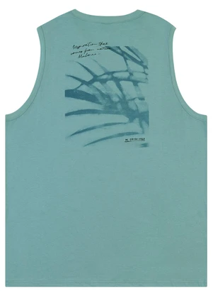 Malwee - Regata Tradicional Estampada PlusVerde Turquesa - MALWEE