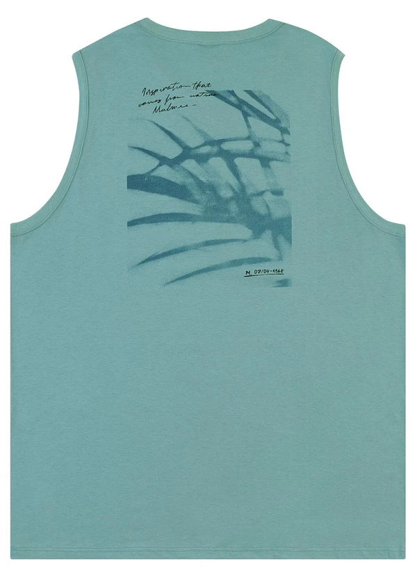 Malwee - Regata Tradicional Estampada PlusVerde Turquesa 2