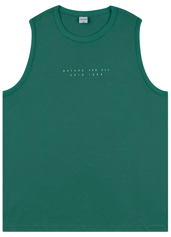 Malwee - Regata Tradicional Estampada PlusVerde 1