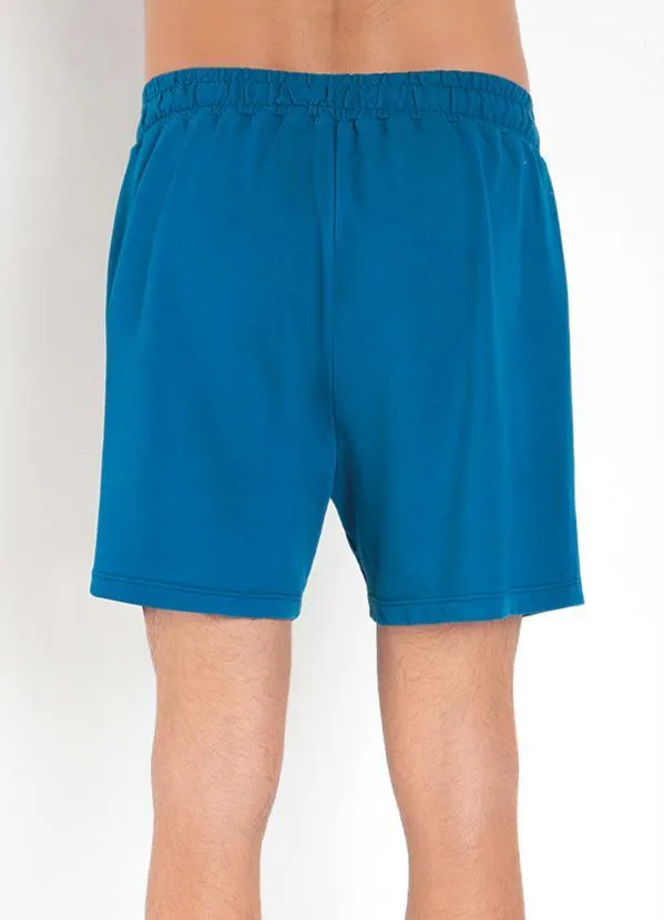 Multimarcas - Short Azul com Cós Ajustável e Bolsos 2