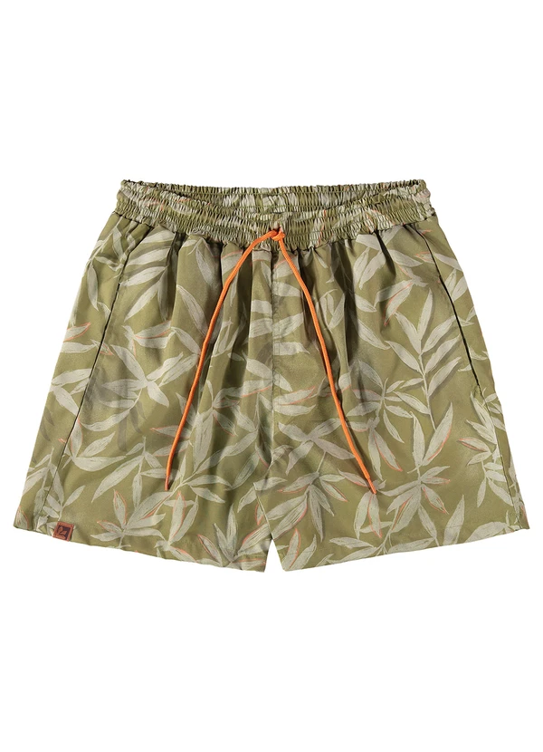 The Philippines - Short Masculino Microfibra Verde