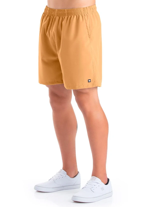 Biogás - Short Microfibra c/ Elastano Curry