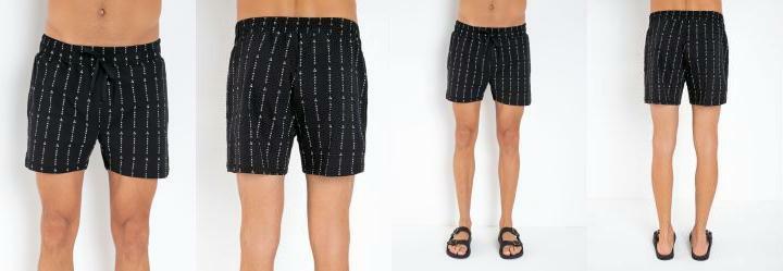 Short Preto com Bolsos Funcionais